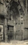 VINTAGE POSTCARD Caen Gate of L Church Saint Saver
