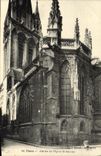 VINTAGE POSTCARD Caen Apse of L Church St Saver
