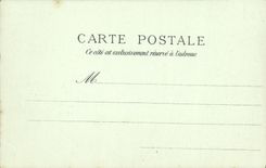 VINTAGE POSTCARD Caen Church and Turn of the Luc Old man