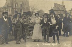 Real photo Caen Semi Lent 1907