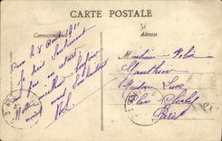 VINTAGE POSTCARD Caen Arc de Triomphe Celebrates Federal Of Gymnastics Day of July 15th  1911 the companies ravelling under L