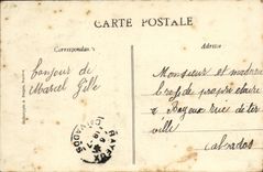 VINTAGE POSTCARD Caen Celebrates Federal L Union of the Companies of Gymnastics of France