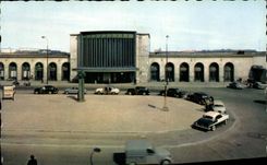 MODERN CARD Caen Train station St Martin