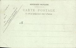 VINTAGE POSTCARD Caen Train station Holy Martin Barouche