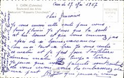 CPSM Caen Boulevard of Combine Restaurant Chandivert Brewery