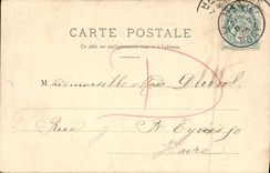 VINTAGE POSTCARD Caen Old L Hotel of Than