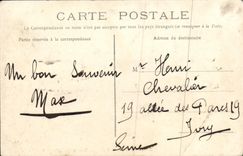 VINTAGE POSTCARD Caen Old Hotel of Valois de Commerce Post office employee Factor