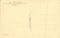 VINTAGE POSTCARD Caen Ancien Hotel D Escoville Rules of Judith holding the Head D Holopherne