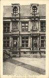 VINTAGE POSTCARD Caen Old Hotel of Valois Detail of the court