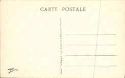 VINTAGE POSTCARD Caen Old Hotel of Valois Detail of the court