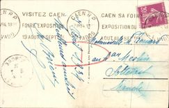 VINTAGE POSTCARD Caen Hotel D Escoville Sits of the chamber of commerce