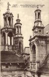 VINTAGE POSTCARD Caen Old Hotel of Valois or D Ecoville attic windows and bell towers