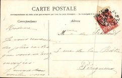 VINTAGE POSTCARD Caen Detail of L Old Hotel of Valois