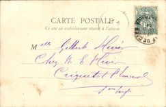 VINTAGE POSTCARD Caen Town hall