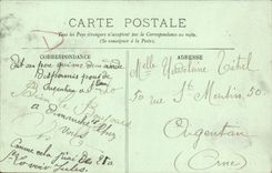 VINTAGE POSTCARD Caen Court of L old Town hall