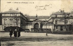 VINTAGE POSTCARD Caen L Hotel of the Prefecture