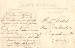 VINTAGE POSTCARD Caen L Hotel of the Prefecture