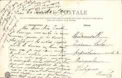 VINTAGE POSTCARD Caen Town hall and the Place of the Republic