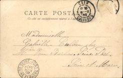 VINTAGE POSTCARD Caen Hotel God View and L Church