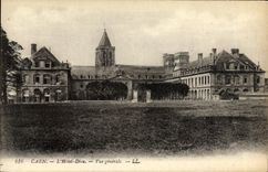 VINTAGE POSTCARD Caen Hotel God View