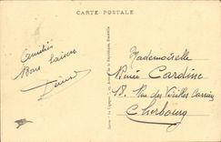 VINTAGE POSTCARD Caen the Garden of Plants Greenhouses