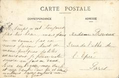 VINTAGE POSTCARD Caen the Garden Botanical garden