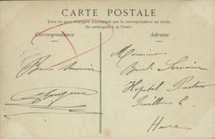 VINTAGE POSTCARD Caen the Place of Avoids one Day of Fair Cows Goes TOP