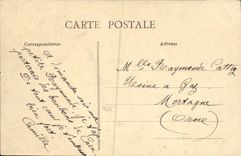 VINTAGE POSTCARD Caen Boulevard St Pierre Goes to the flowers