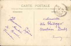 VINTAGE POSTCARD Caen Fountain of the 3 Graces