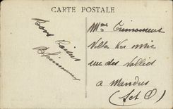 VINTAGE POSTCARD Caen War memorials of the Low Great War Militaria relief