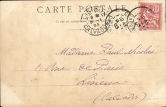 VINTAGE POSTCARD Caen Rules D Auber