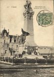 VINTAGE POSTCARD Caen the Monument of the Mobiles of 1870