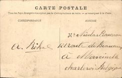 VINTAGE POSTCARD Caen the Monument of the Mobiles of 1870