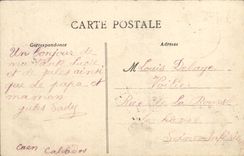 VINTAGE POSTCARD Caen Places Republic Demolombe Monument
