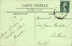 VINTAGE POSTCARD Caen Museum of the Antique dealers of Normandy Chimney of 16th