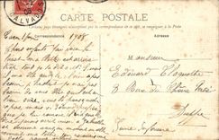 VINTAGE POSTCARD Caen Caennals with the Music in the Garden of L Town hall chart toilee