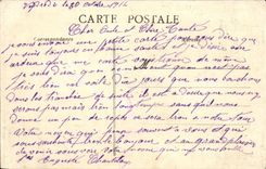 VINTAGE POSTCARD Caen the Garden of L Town hall During the Music