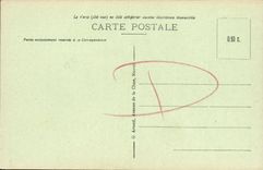 VINTAGE POSTCARD Caen the Law courts Greek style neo a peristyle has columns