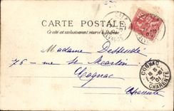 VINTAGE POSTCARD Caen the Law courts Goes to the Cochons horses