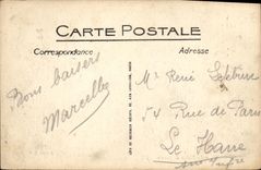 VINTAGE POSTCARD Caen Law courts good animation