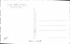 CPSM Caen the place Holy Saver and law courts