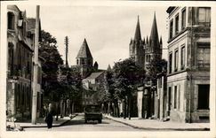 CPSM Caen L abbey with the men seen of the place St Martin