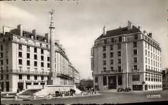 CPSM Caen Places of November 11th Galeries Lafayette Hotel Malherbe