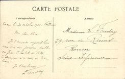 VINTAGE POSTCARD Caen the public garden Places Republic Children