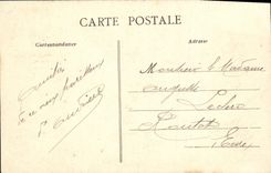 VINTAGE POSTCARD Caen Panoramic View deu Public garden of the Place of the Republic and L Town hall