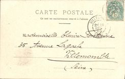 VINTAGE POSTCARD Caen Places holy Sauveur