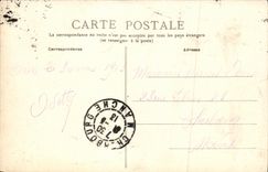 VINTAGE POSTCARD Caen the Place of the Park