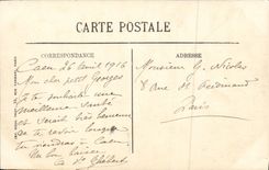 VINTAGE POSTCARD Caen Places Of Repubique And L Town hall