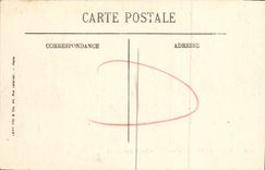 VINTAGE POSTCARD Caen Places Alexandre III and the Street St Jean Tramway