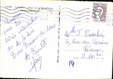 CPSM Caen the Place of the Republic luminous Fairyhood